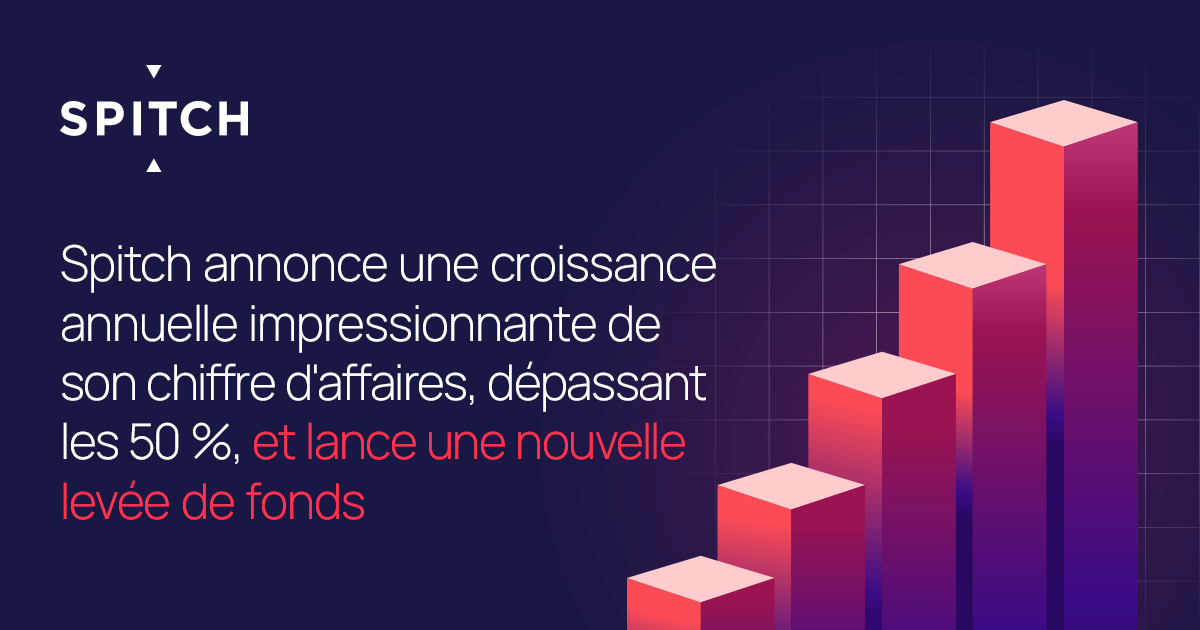 Spitch, leader mondial de l’IA conversationnelle basé en Suisse, annonce une croissance annuelle impressionnante de son chiffre d’affaires, dépassant les 50 %, et lance une nouvelle levée de fonds