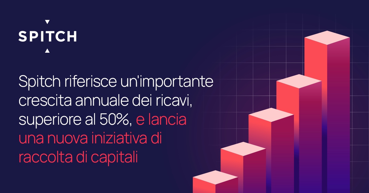 Spitch, un’azienda con headquarter in Svizzera, riferimento a livello internazionale nell’intelligenza artificiale conversazionale, riferisce un’importante crescita annuale dei ricavi, superiore al 50%, e lancia una nuova iniziativa di raccolta di capital