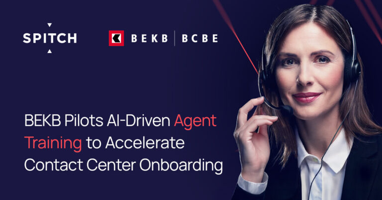 BEKB Pilots AI-Driven Agent Training to Accelerate Contact Center Onboarding