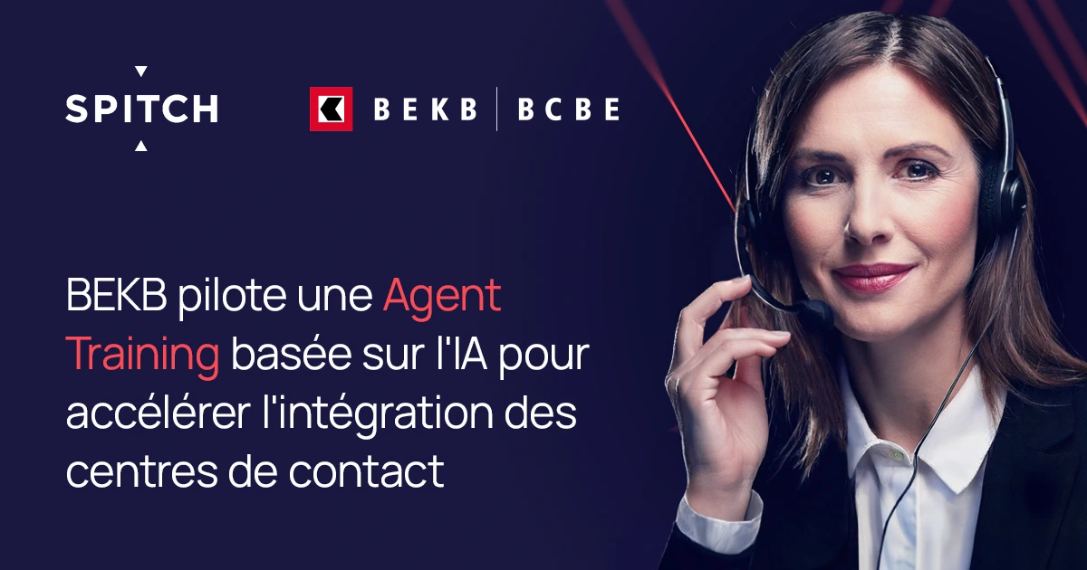 BEKB pilote une Agent Training basée sur l'IA pour accélérer l'intégration des centres de contact