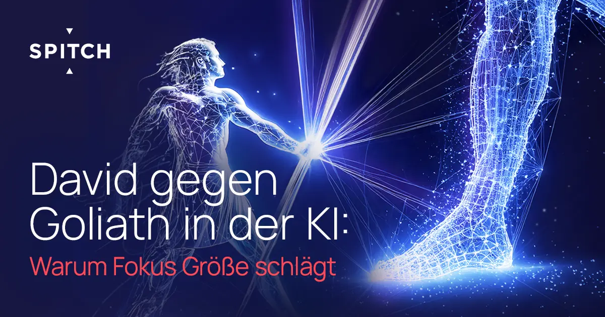 David gegen Goliath in der KI: Warum Fokus Größe schlägt