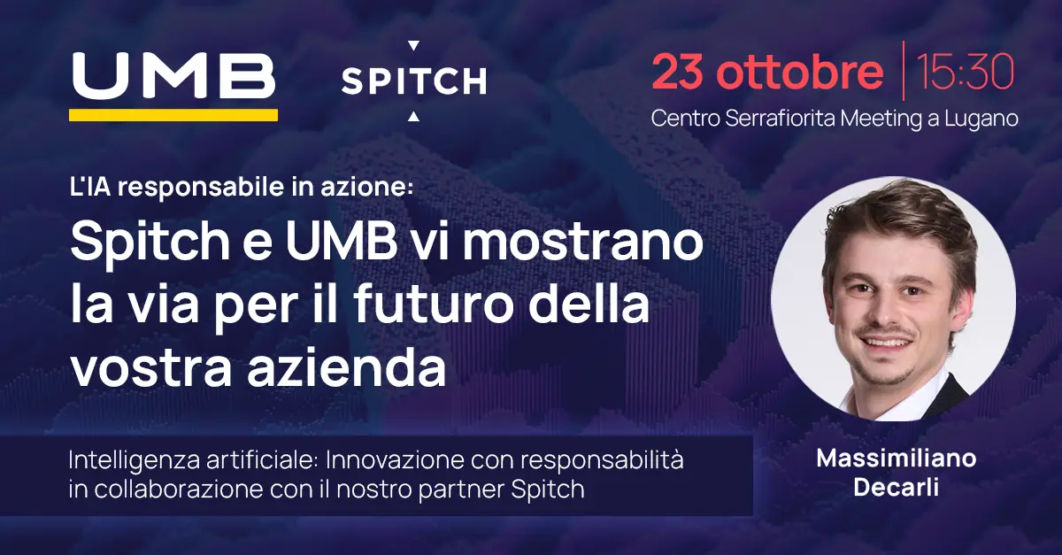 Spitch e UMB vi mostrano la via per il futuro della vostra azienda