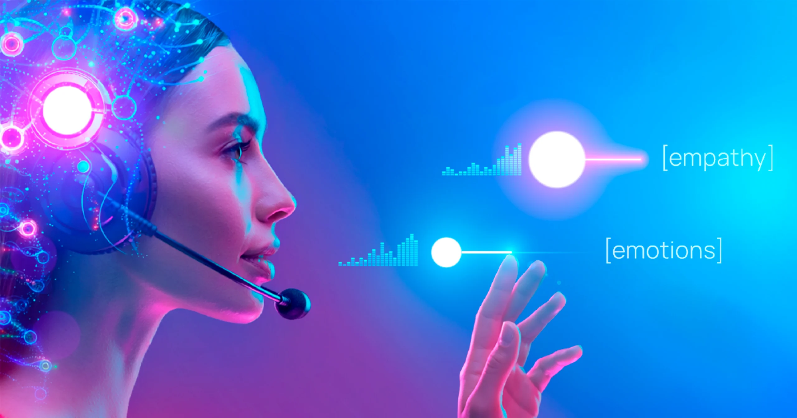 image d'un robot IA et d'un être humain collaborant