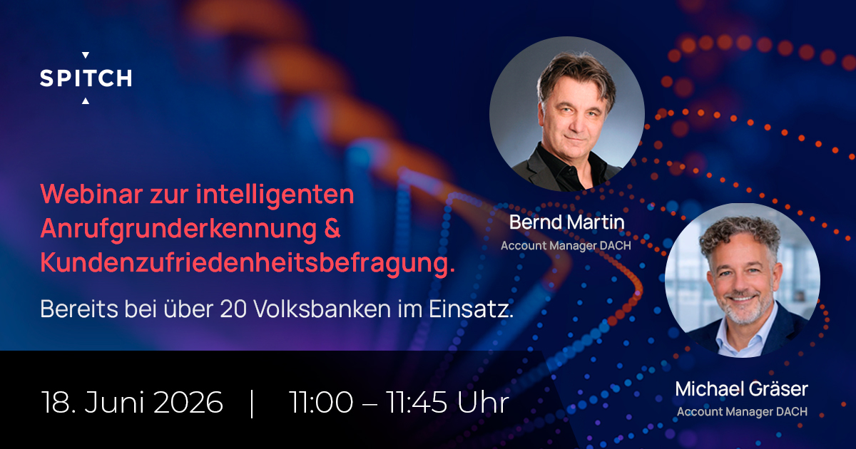 Webinar zur intelligenten Anrufgrunderkennung und Kundenzufriedenheitsbefragung